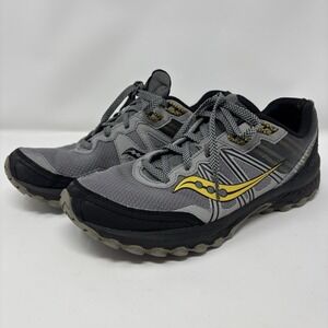 Saucony Excursion TR14 Shoes Mens 11 Gray Trail Running Comfort Hiking Outdoor